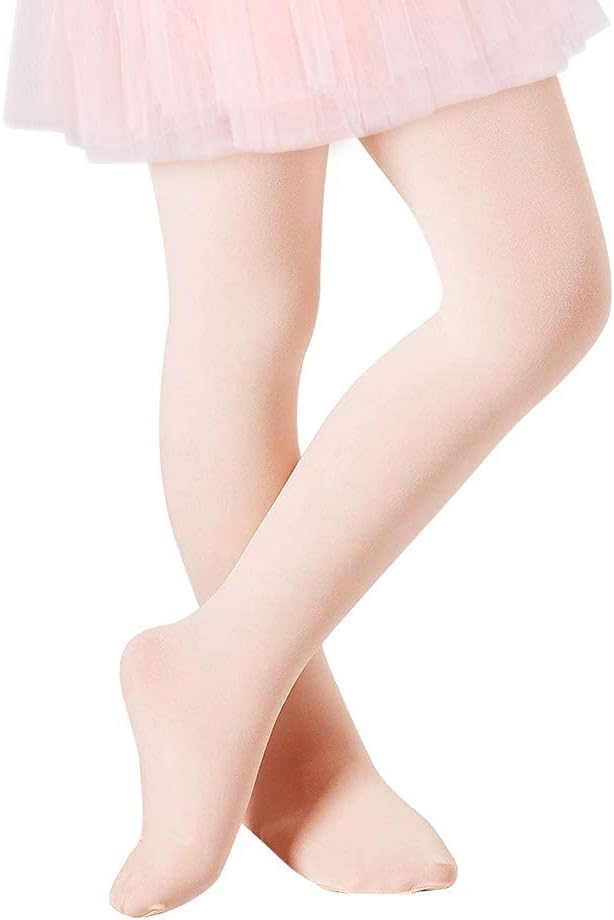 Century Star 3-Pack Girls Ballet Tights Toddler-Soft Dance Baby Tights Casual Leggings Stockings