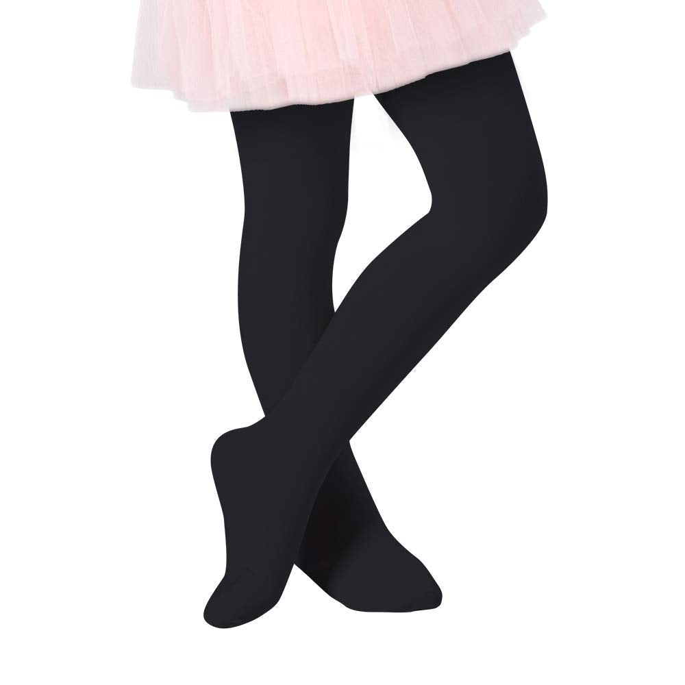 Century Star Toddler Ballet Tights for Girls Opaque Footed Dance