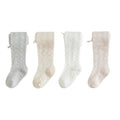 Baby Toddler Girls Tights Cable Knit Cotton Pantyhose for Kids