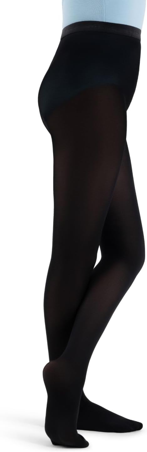 Capezio Little Girls' Hold & Stretch Footed Tight