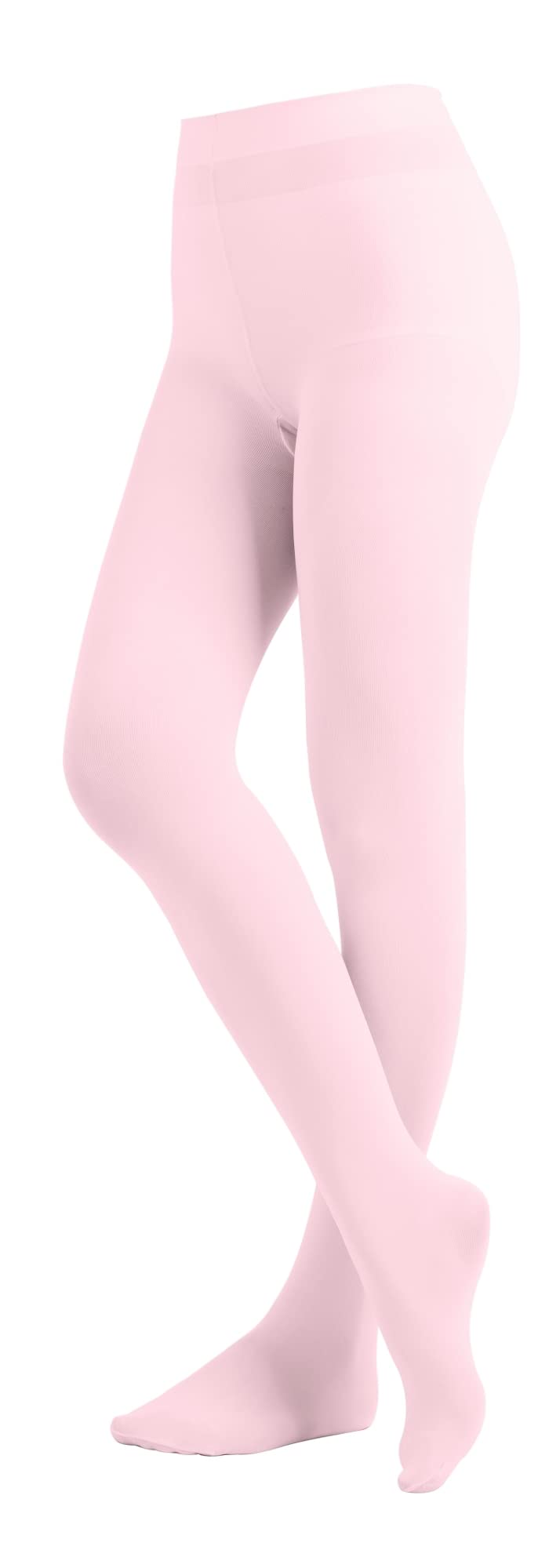 Butterfly Hosiery EMEM Apparel Girls' Opaque School Uniform Microfiber Footed Tights