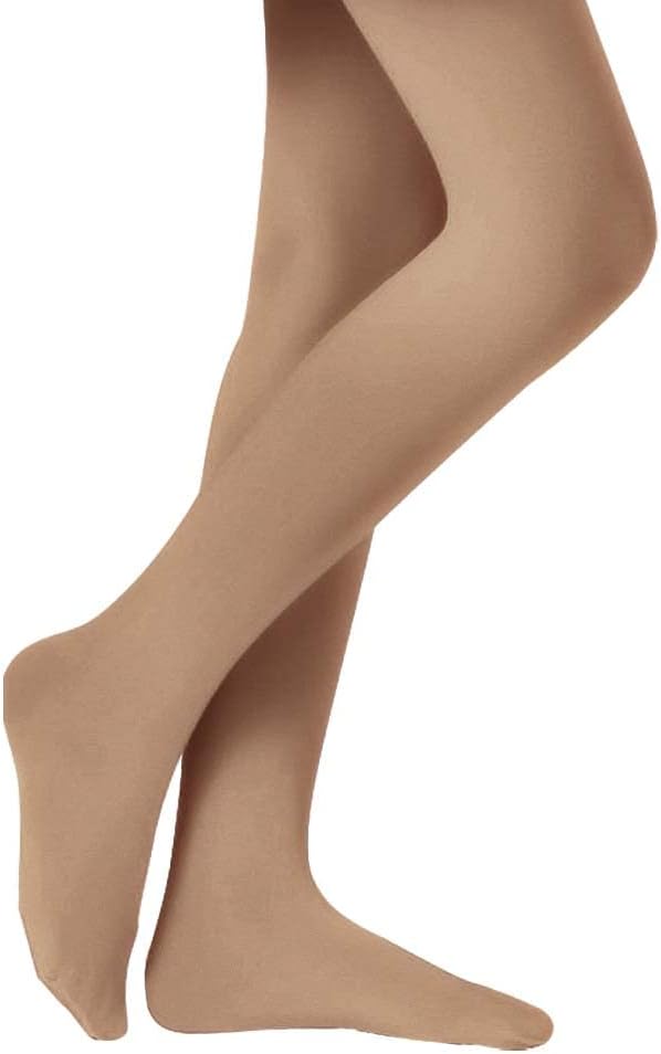 Stelle Girls' Footed Ballet Tights for Dance Class Toddler Kids 2T-15Y
