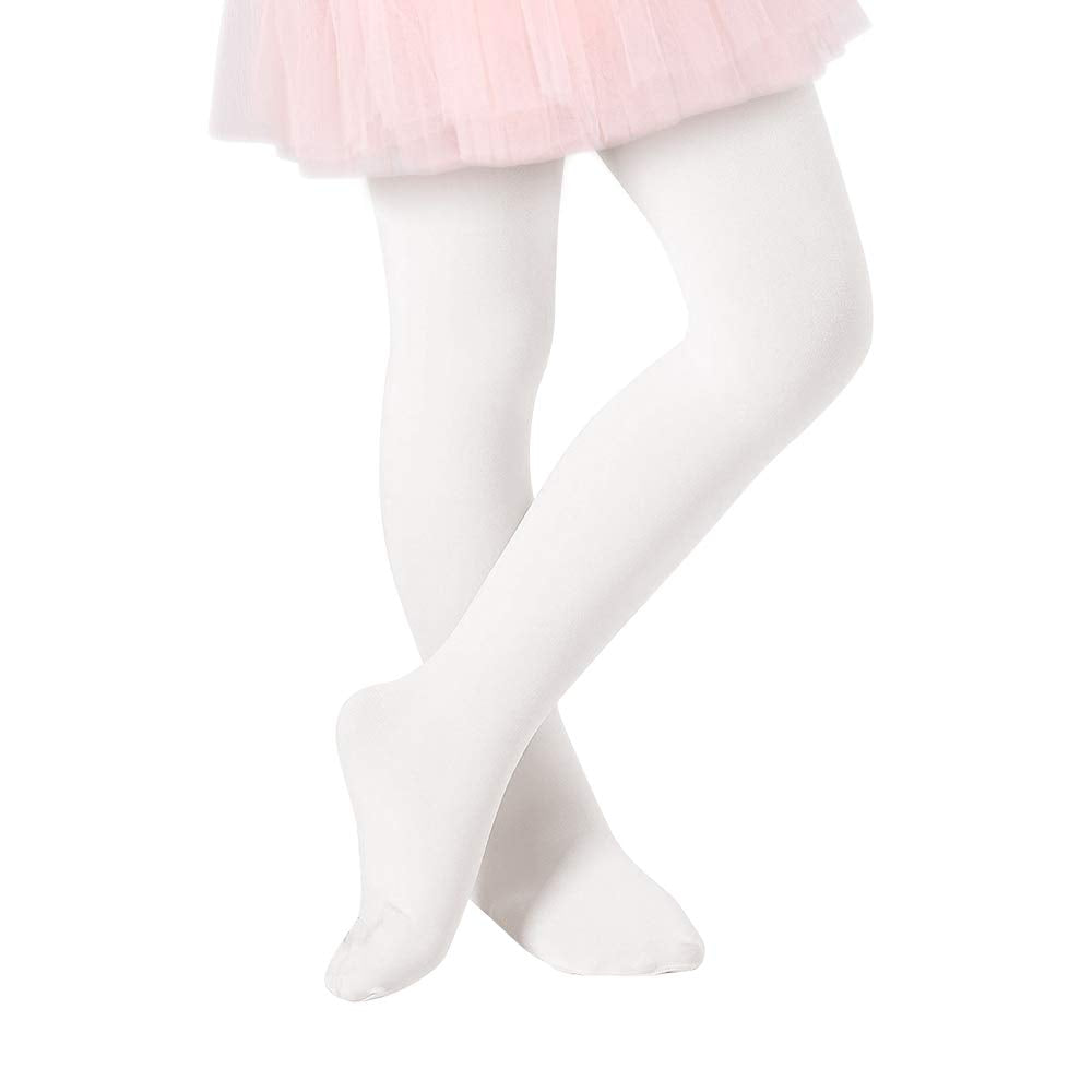 Century Star Toddler Ballet Tights for Girls Opaque Footed Dance