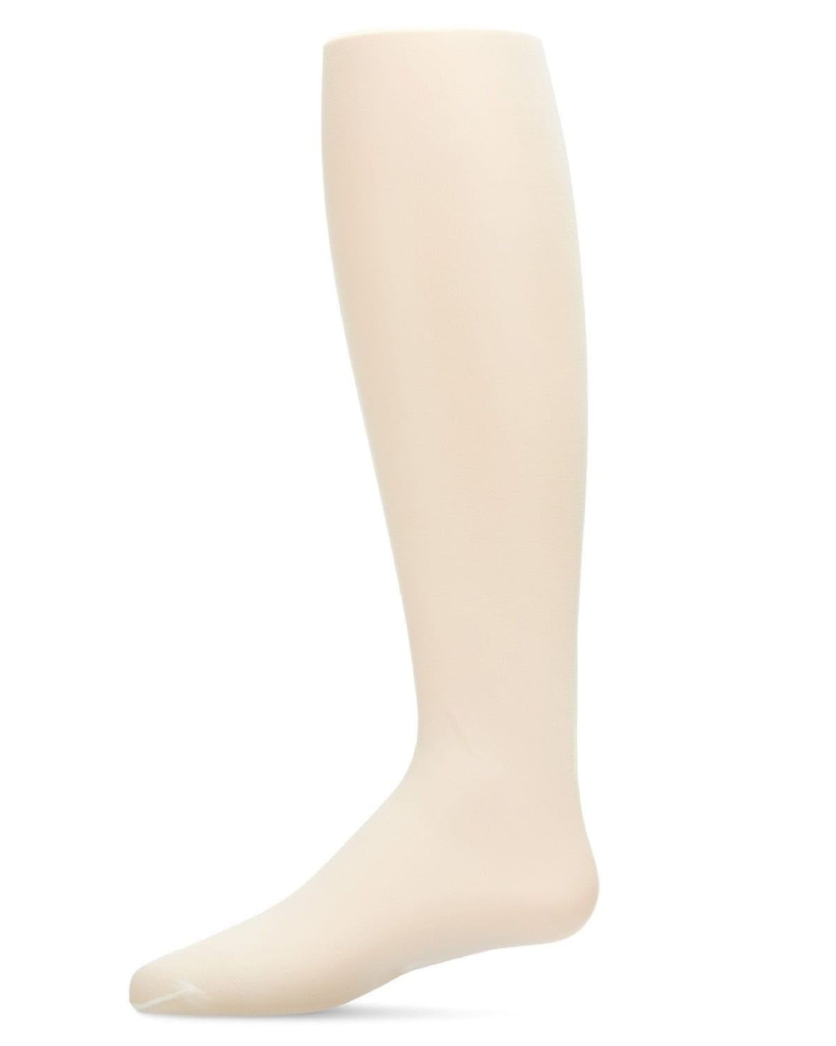 MeMoi Girls Soft Opaque Nylon Tights, Comfortable Footed Tights