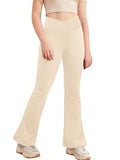 Esobo Girls Flare Leggings Kids High Waist Yoga Dance Pants Bell Bottoms