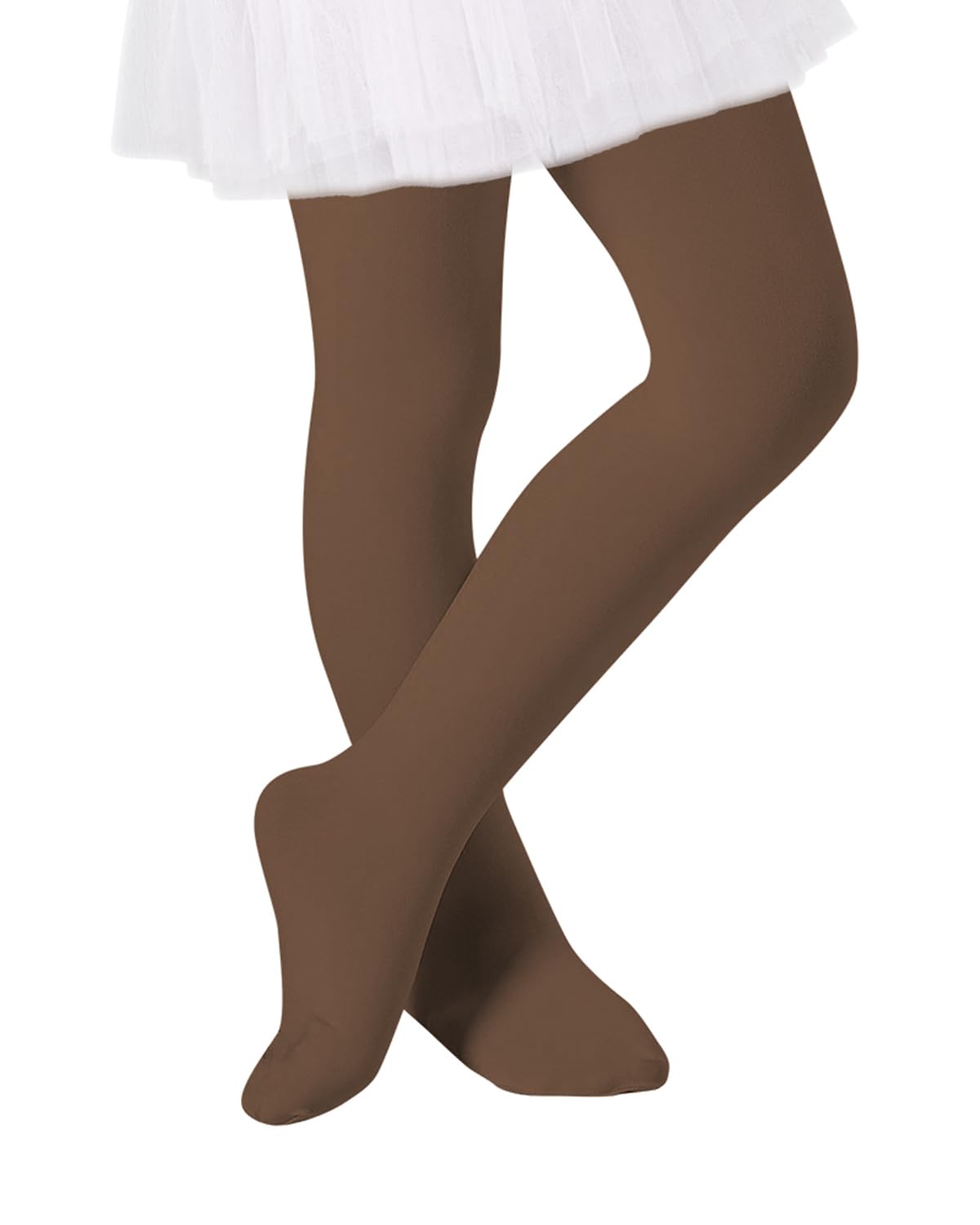 Century Star Toddler Ballet Tights for Girls Opaque Footed Dance
