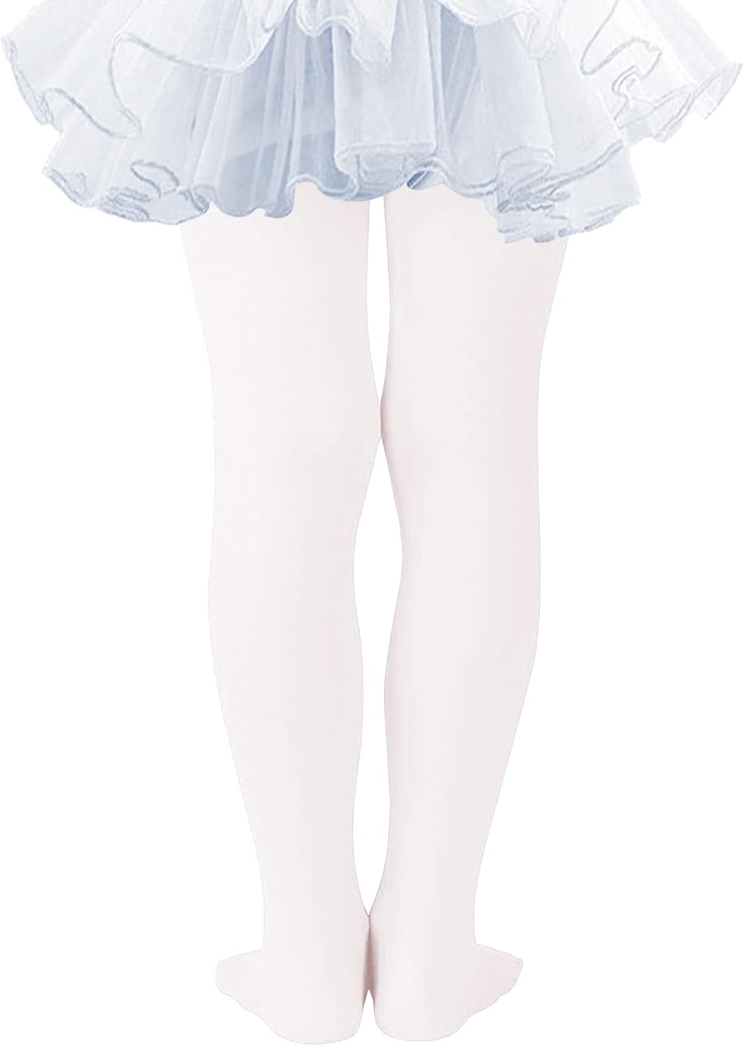 Ballet Tights for Girls - Ultra Soft Elastic Footed Tights for Toddler Girls - Warm Stockings