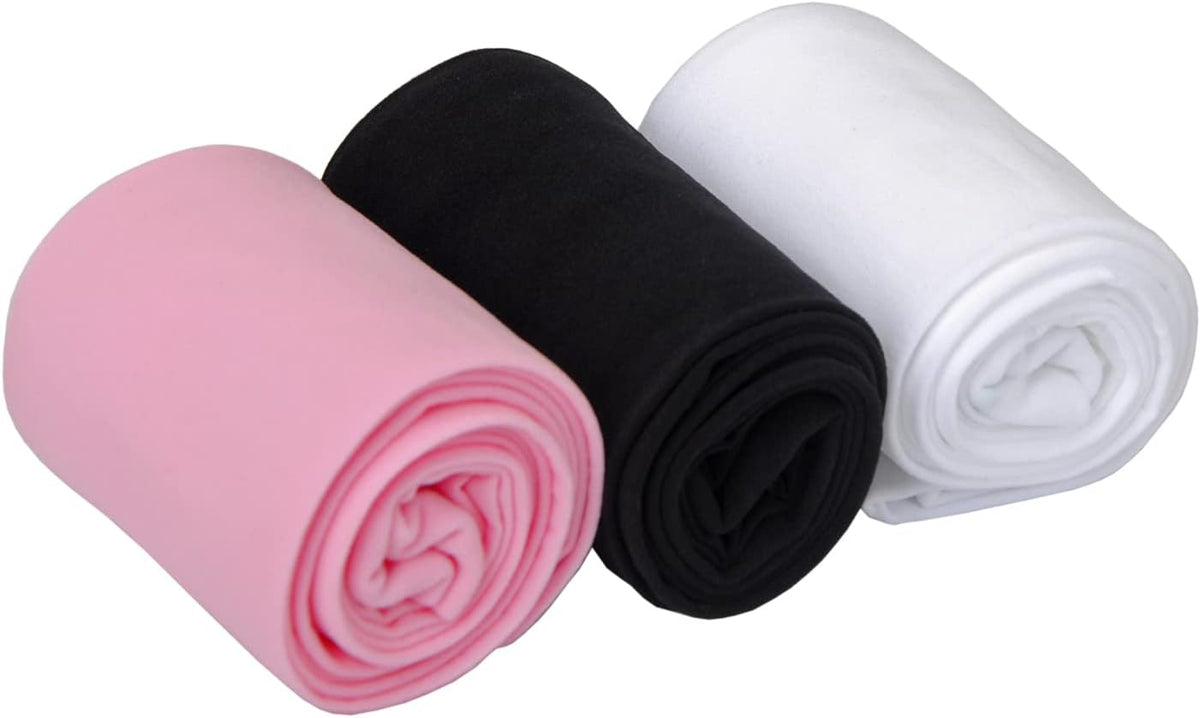 EVERSWE 3 Pairs Pack Girls Microfiber Tights Multiple Colors