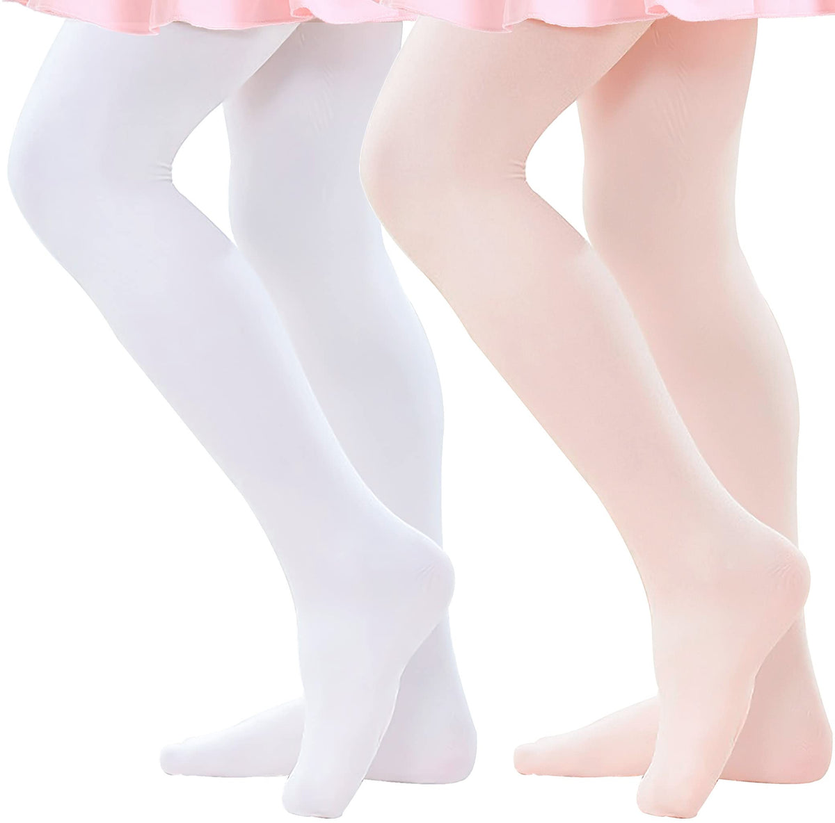 danswan Ballet Dance Tights Footed Ballet Legging Stocking for Girls Students Practice (Kids/Women/Toddler)