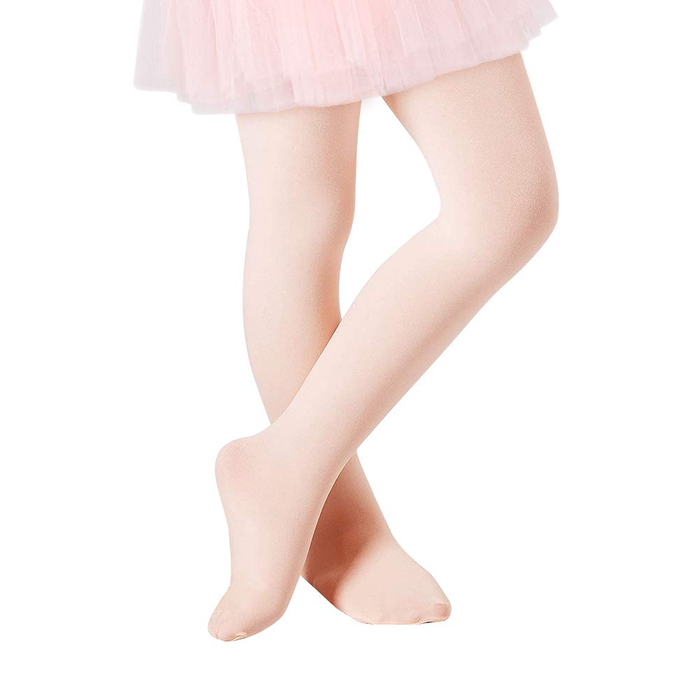 Century Star Toddler Ballet Tights for Girls Opaque Footed Dance