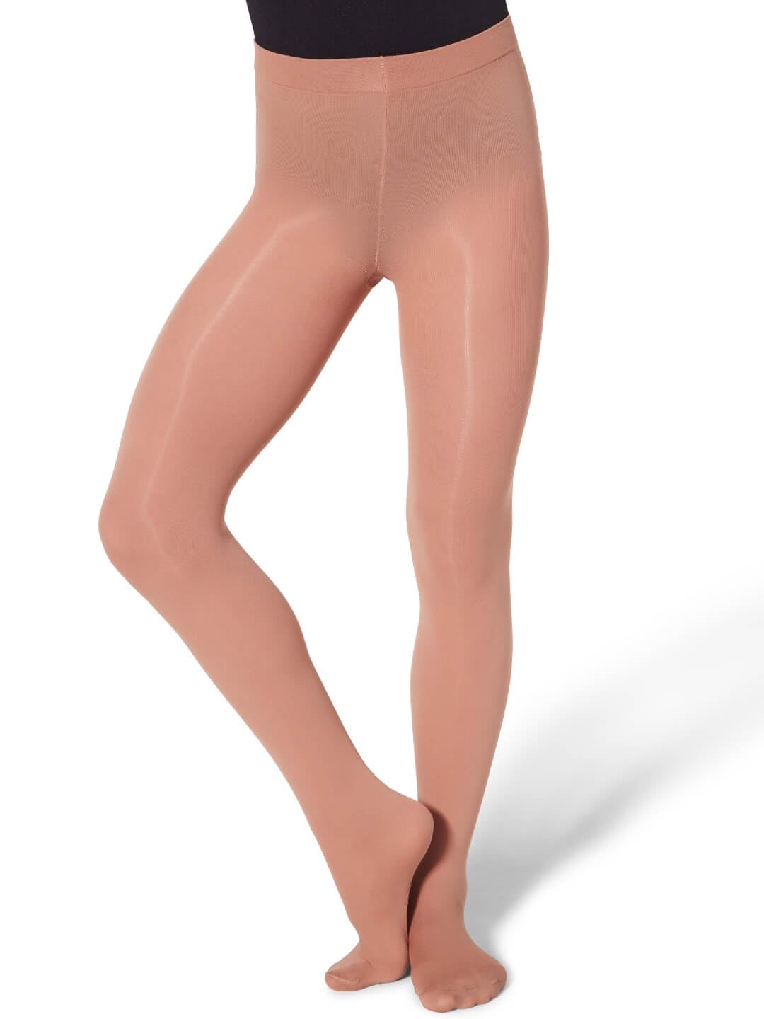 Capezio Girls' Ultra Soft Self Knit Waistband Tight