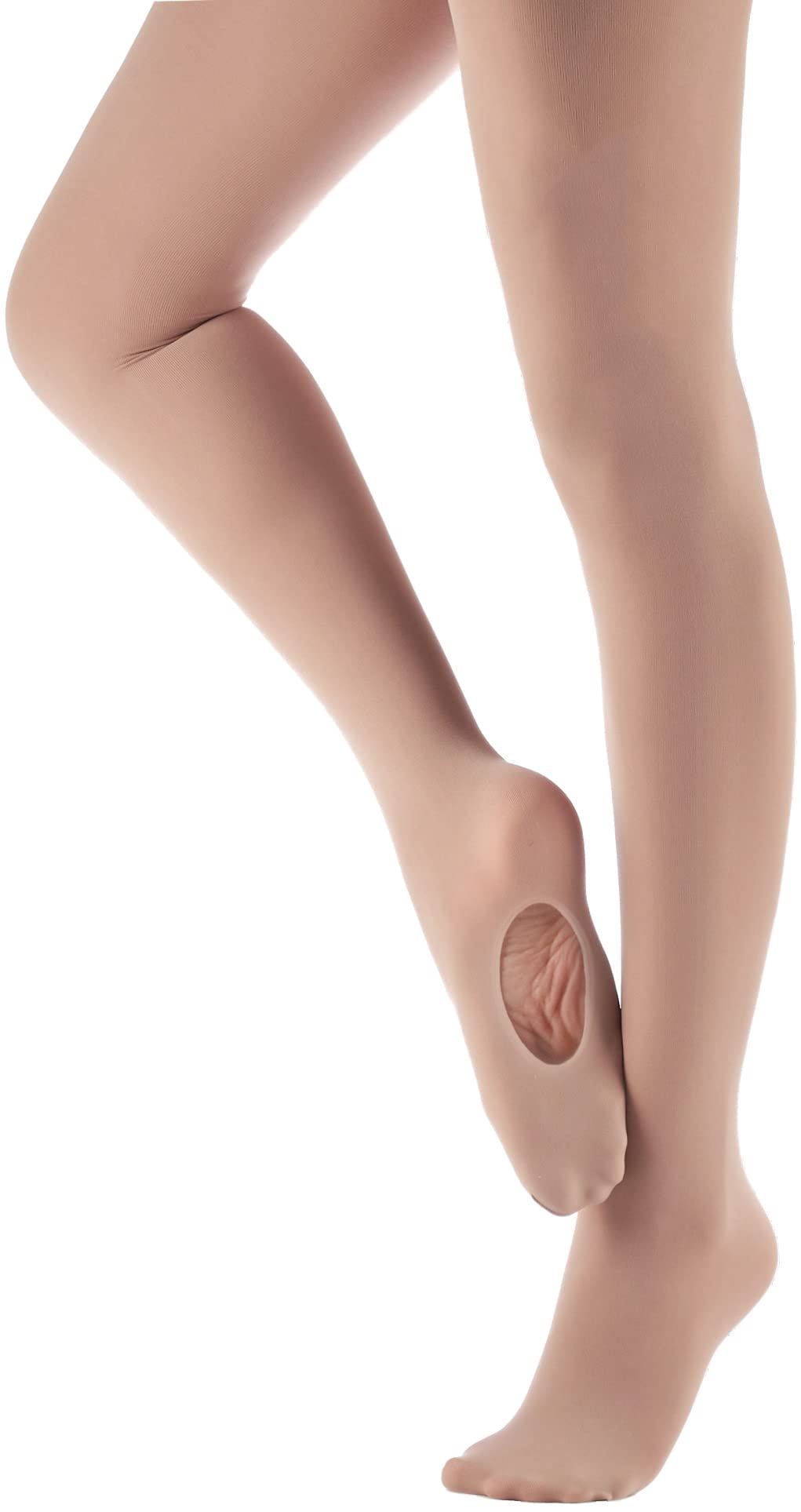 MdnMd Girls' Women's Ballet Tights Ultra Soft Convertible Dance Leggings Transition Tights for Toddler Kids Adult