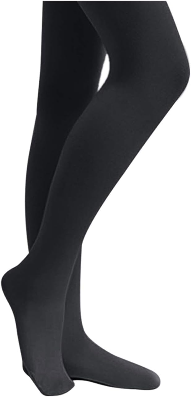 Stelle Girls' Footed Ballet Tights for Dance Class Toddler Kids 2T-15Y