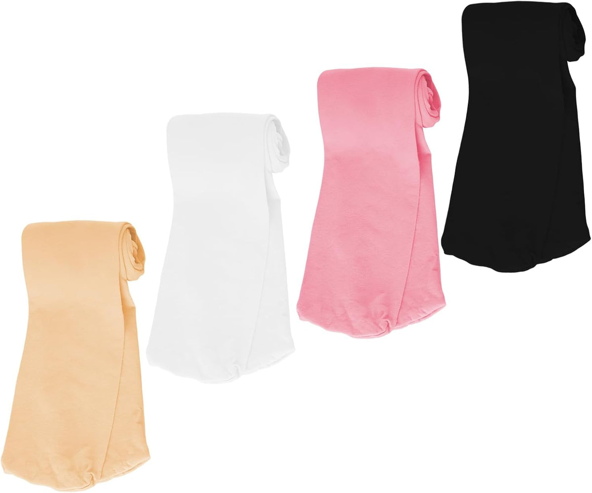 Gvhntk 4 Pairs Girls Dance Tights Soft Velvet Tights Ballet Uniform Student School Tight Multiple Colors