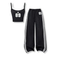 Girls Clothes 2 Piece Camisole Tank Tops & Wide Leg Pants Summer Active Outfits for Teen Girls Size 7-14Y