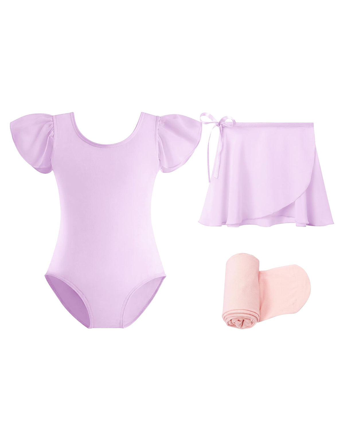 Stelle Girls Ballet Leotards Toddler Dance Combo with Skirt and Tights