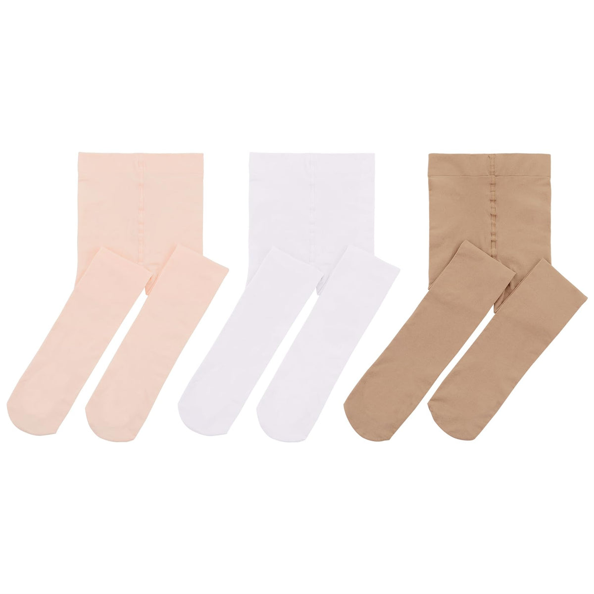 Century Star 3-Pack Girls Ballet Tights Toddler-Soft Dance Baby Tights Casual Leggings Stockings