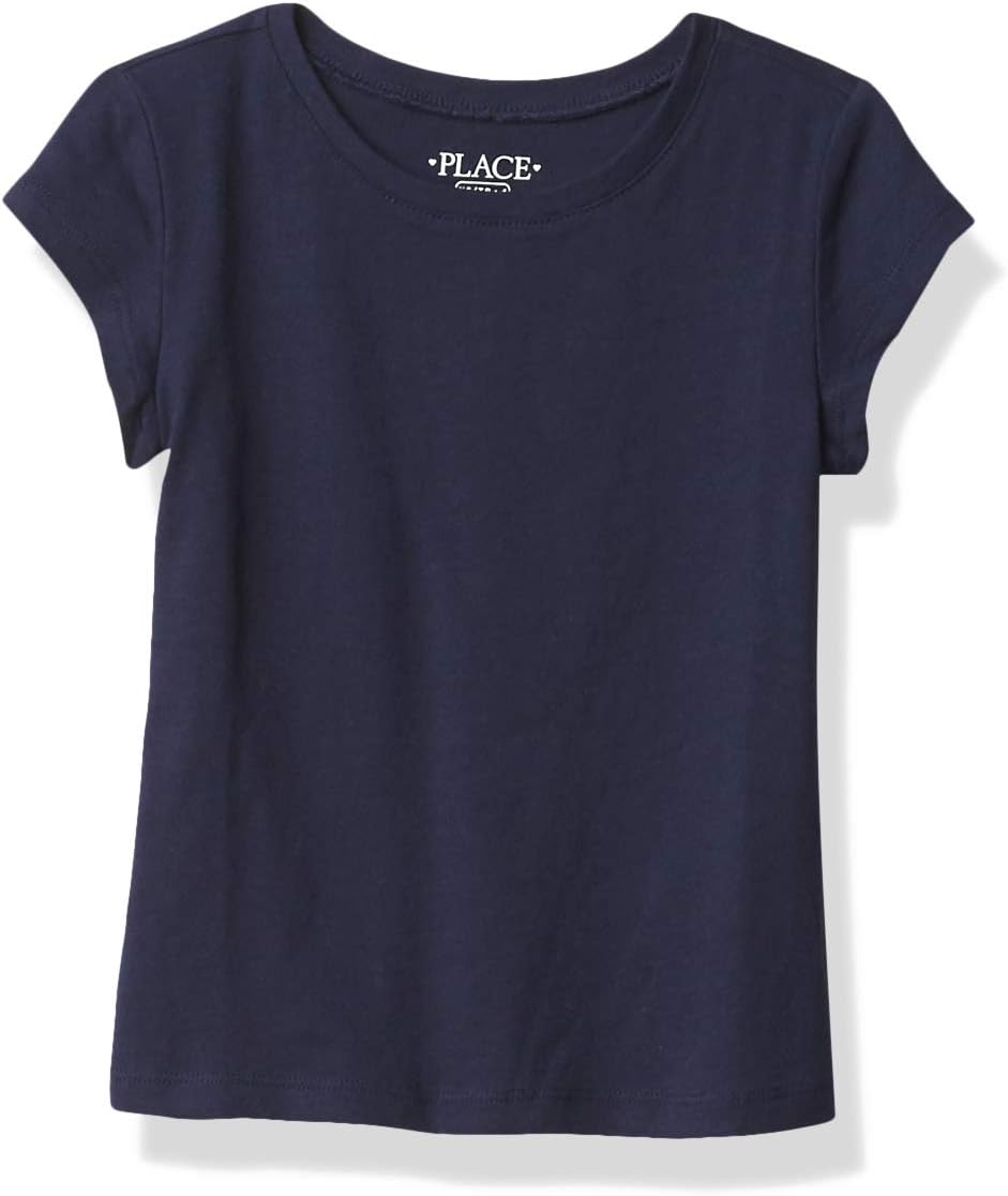 The Children's Place Girls Basic Short Sleeve Layering Tee