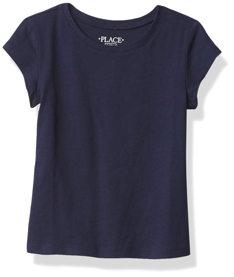 The Children's Place Girls Basic Short Sleeve Layering Tee