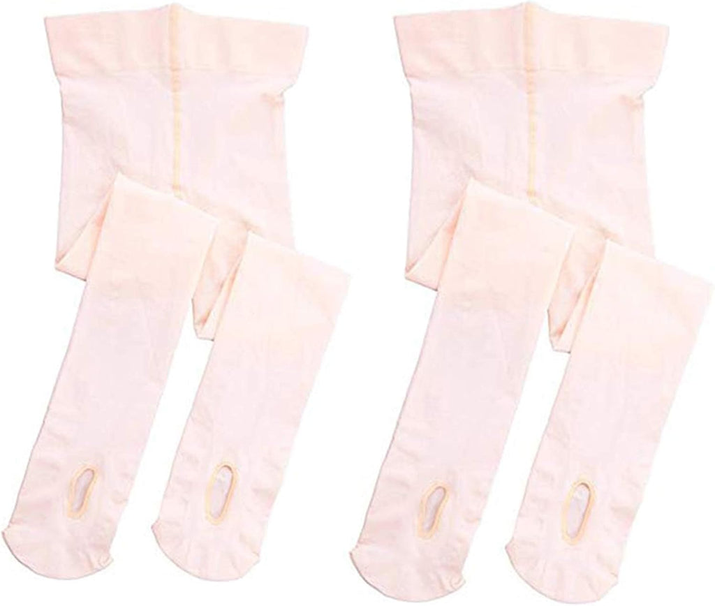 Stelle Girls' Convertible & Transition Ballet Tights for Toddler Dance Kid