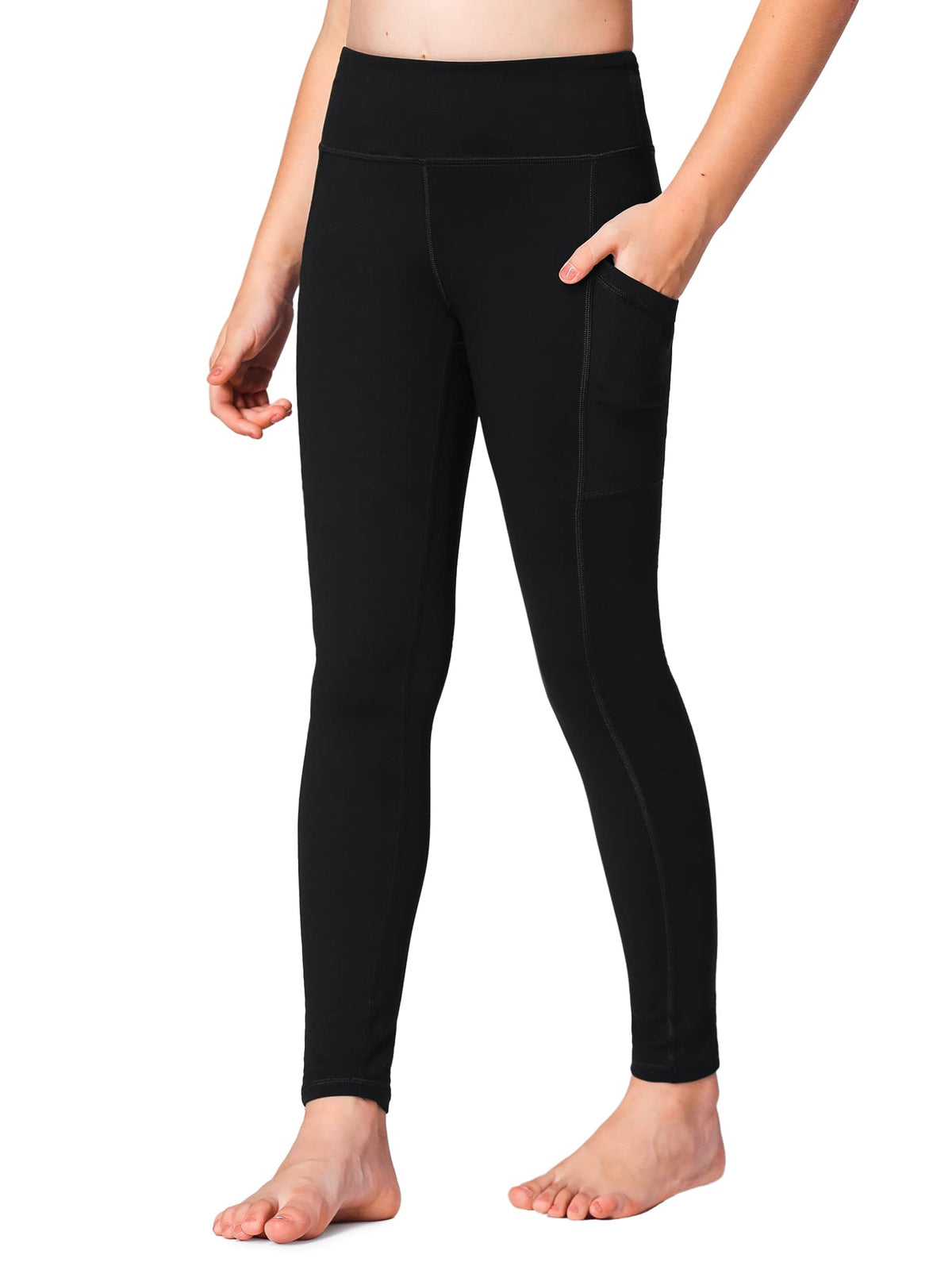 Stelle Girls Leggings with Pockets Kids Dance Yoga Running Athletic Pants