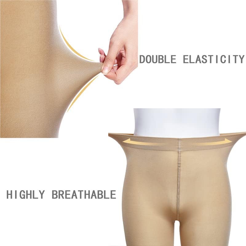DIPUG 1/2/3 Pairs Girls' Convertible Ballet Tights/Soft Dance Tight