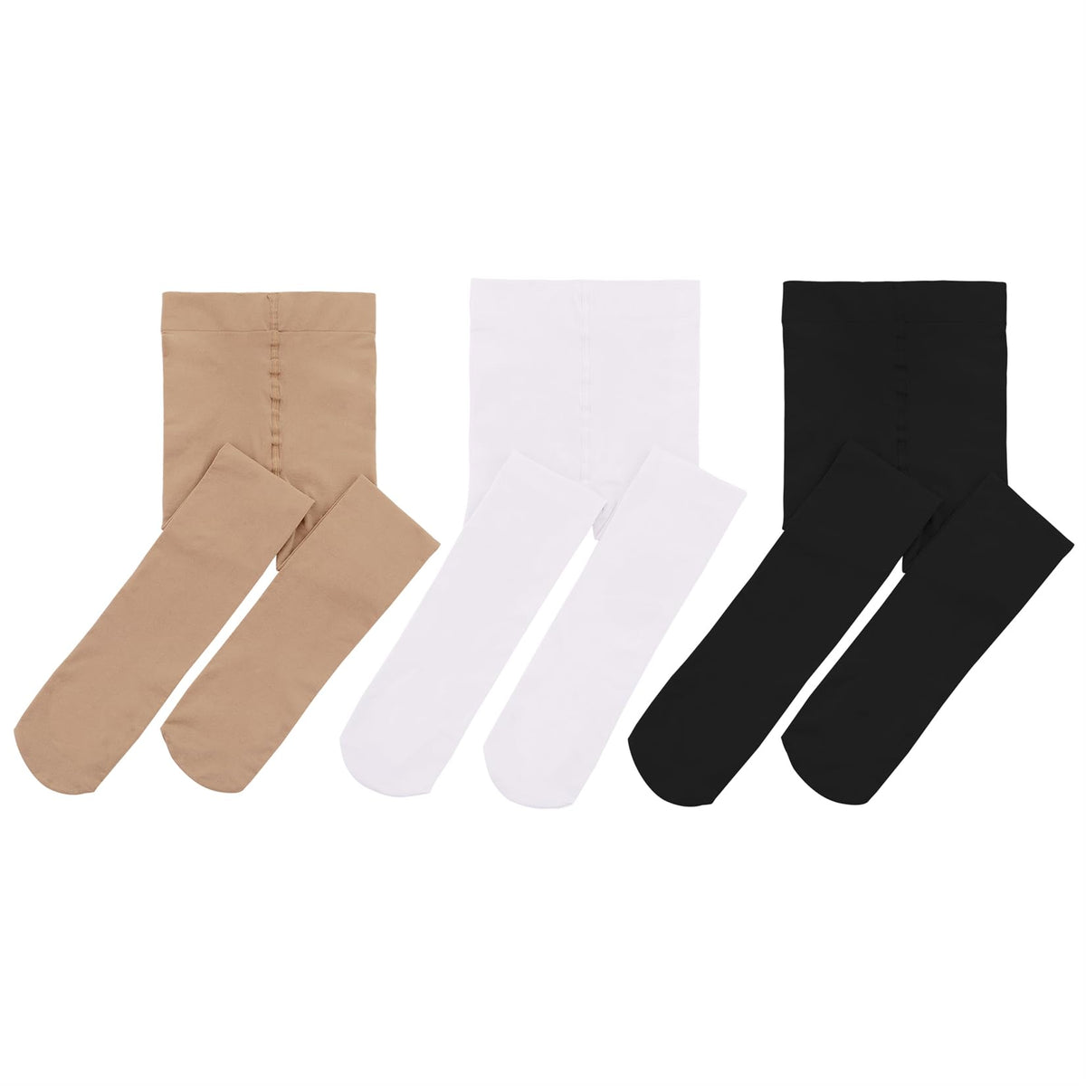 Century Star 3-Pack Girls Ballet Tights Toddler-Soft Dance Baby Tights Casual Leggings Stockings