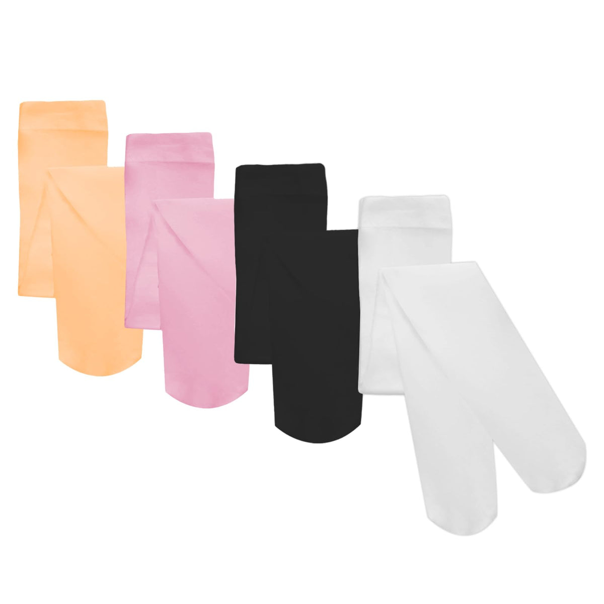 Gvhntk 4 Pairs Girls Dance Tights Soft Velvet Tights Ballet Uniform Student School Tight Multiple Colors