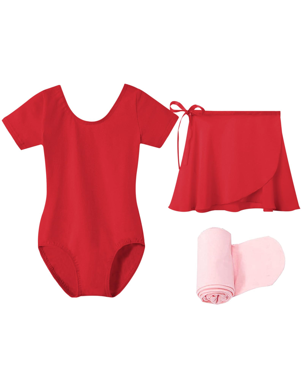 Stelle Girls Ballet Leotards Toddler Dance Combo with Skirt and Tights
