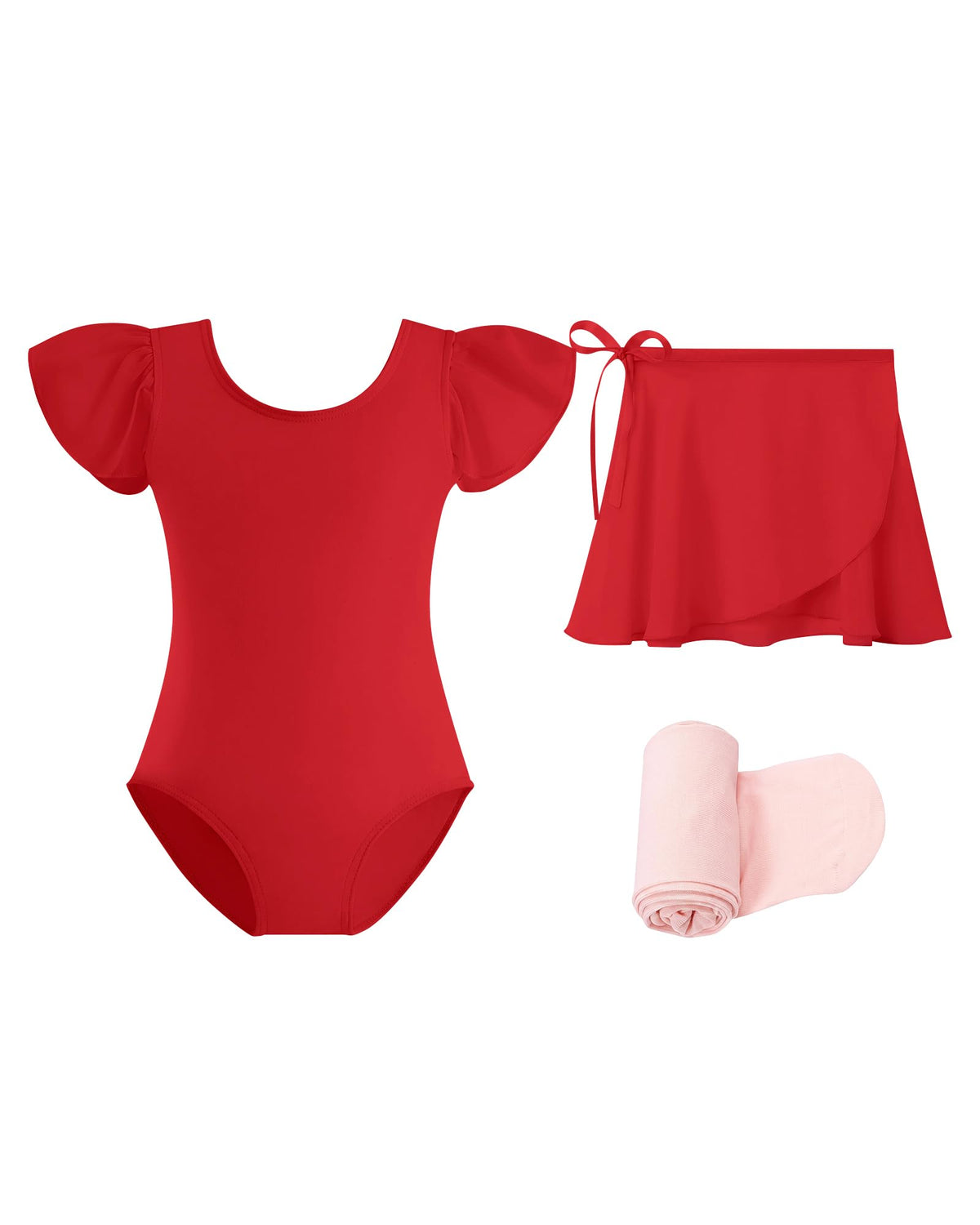 Stelle Girls Ballet Leotards Toddler Dance Combo with Skirt and Tights