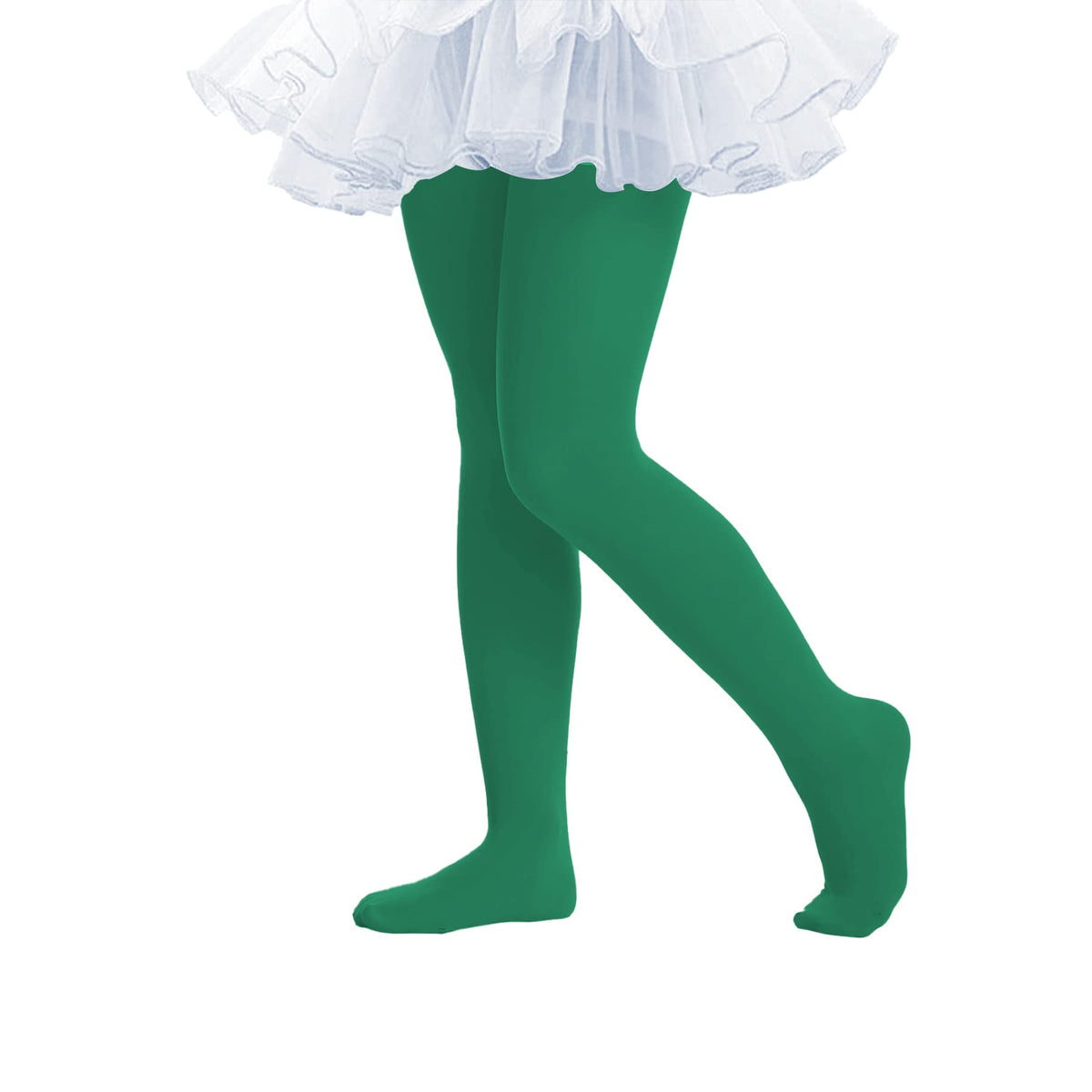 Ballet Tights for Girls - Ultra Soft Elastic Footed Tights for Toddler Girls - Warm Stockings