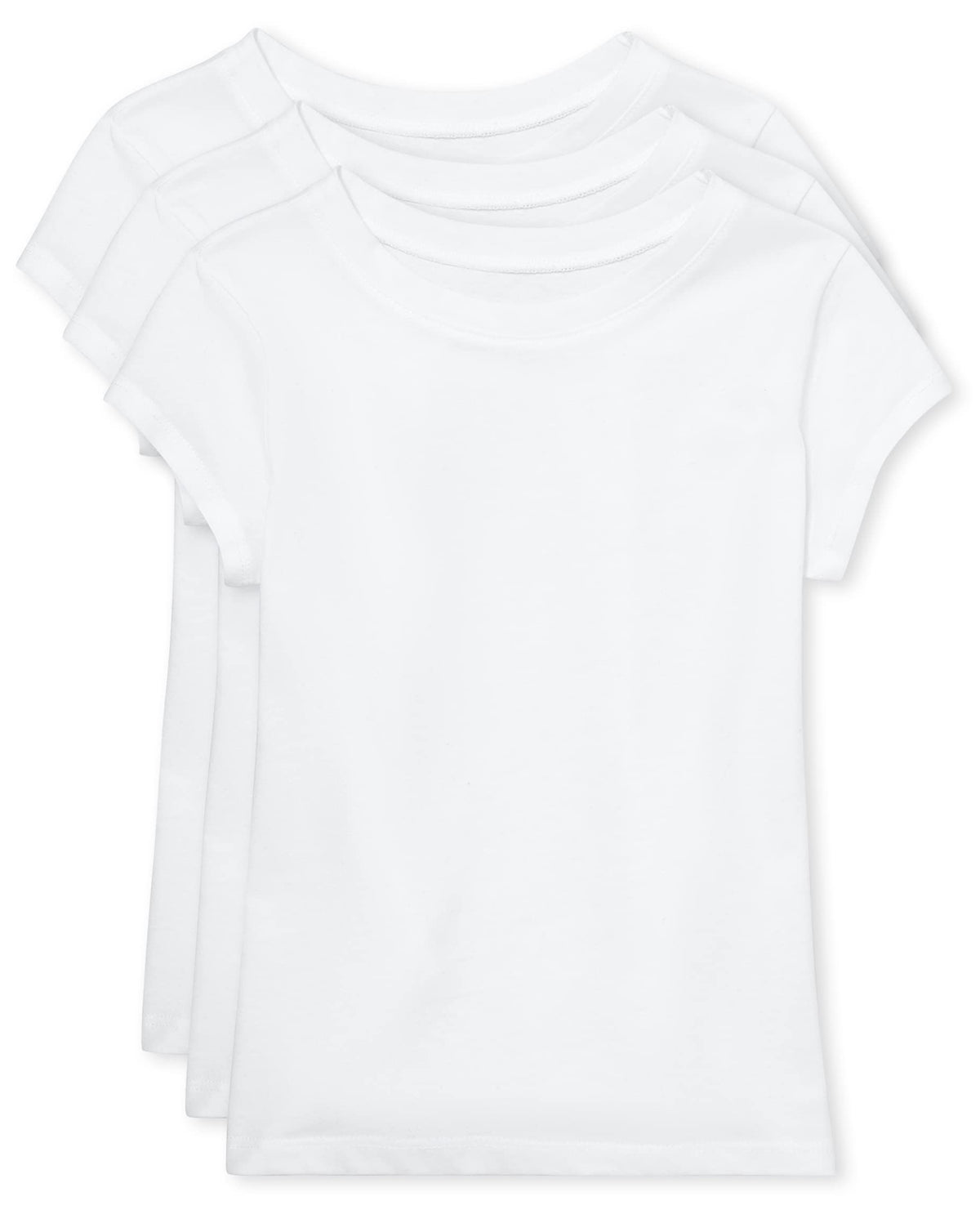 The Children's Place Girls Basic Short Sleeve Layering Tee