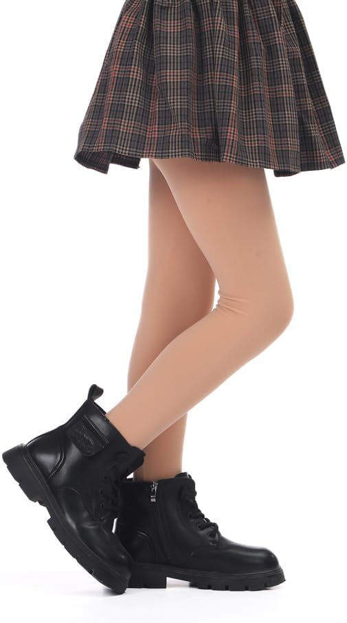 EVERSWE Girls Winter Warm Fleece Lined Tights Thick Dance Tights