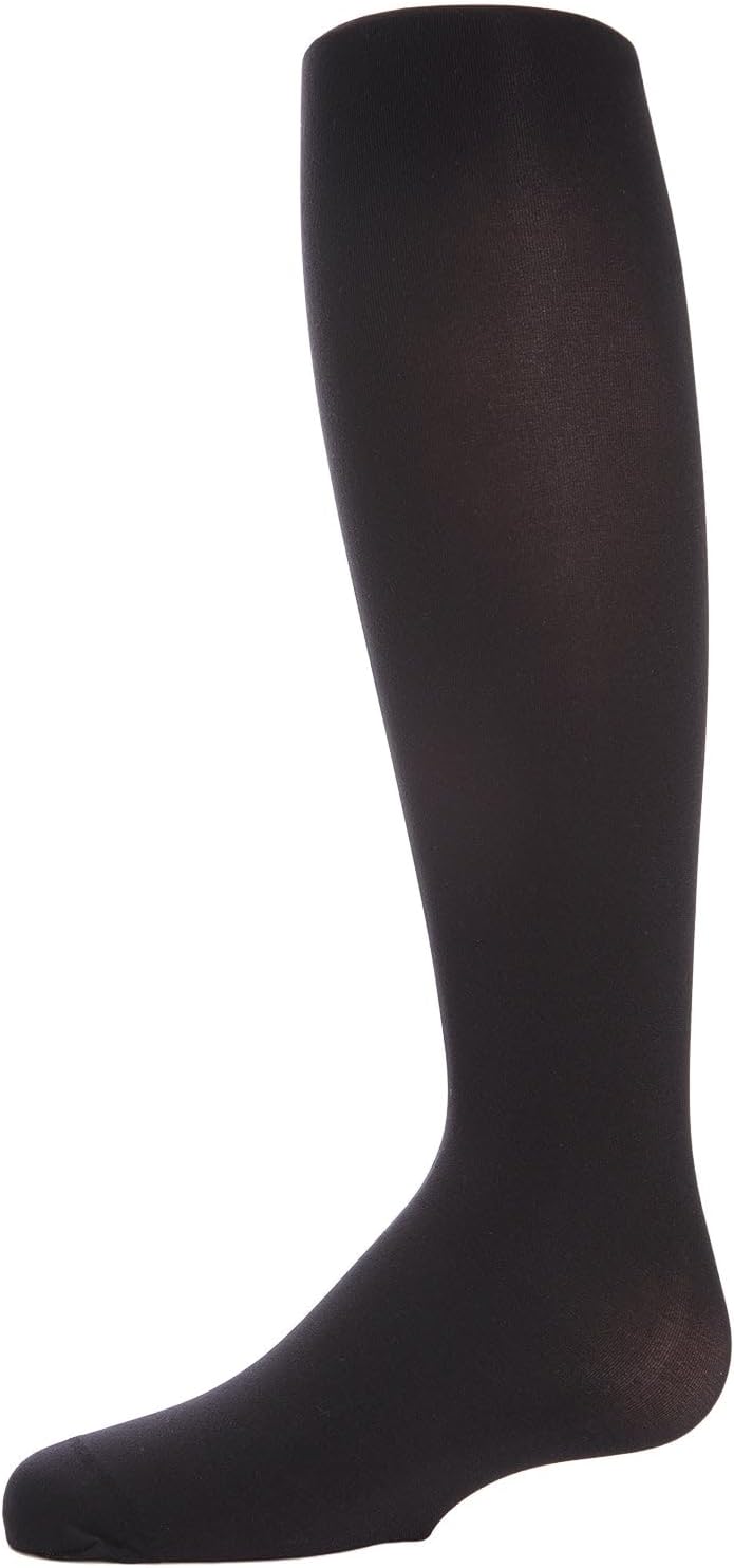 MeMoi Girls' 2 Pair Pack Totally Opaque Microfiber Tights