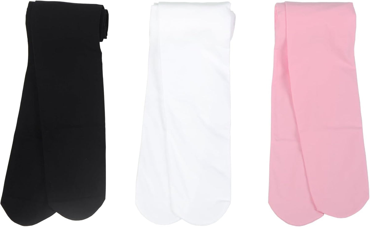 Paralinda Girls Dance Tights Student School Tights 40 Den 3-Pack