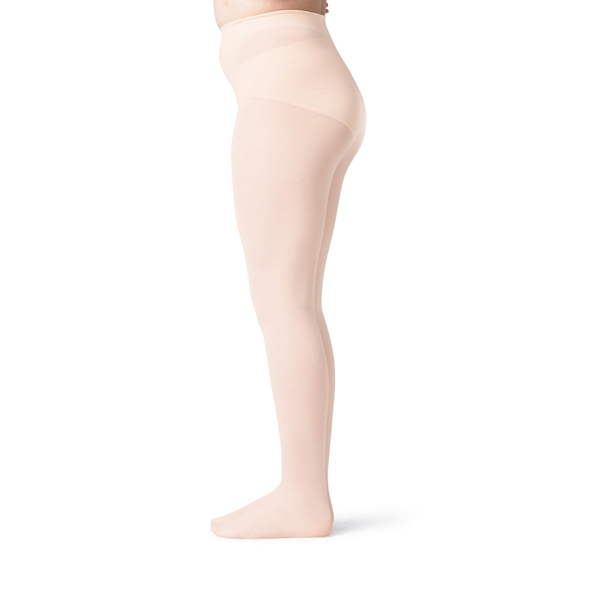 Silky Toes Girls Opaque Microfiber Tights 1-2 Pairs Black White or Colored Nylon Stockings for Kids - ballet footed tights