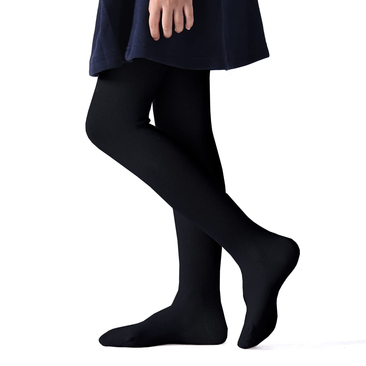 Girls Tights School Uniform Warm Stockings Cotton Solid Leggings For Kids