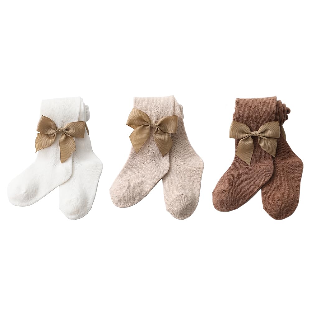 Baby Toddler Girls Tights Cable Knit Cotton Pantyhose for Kids