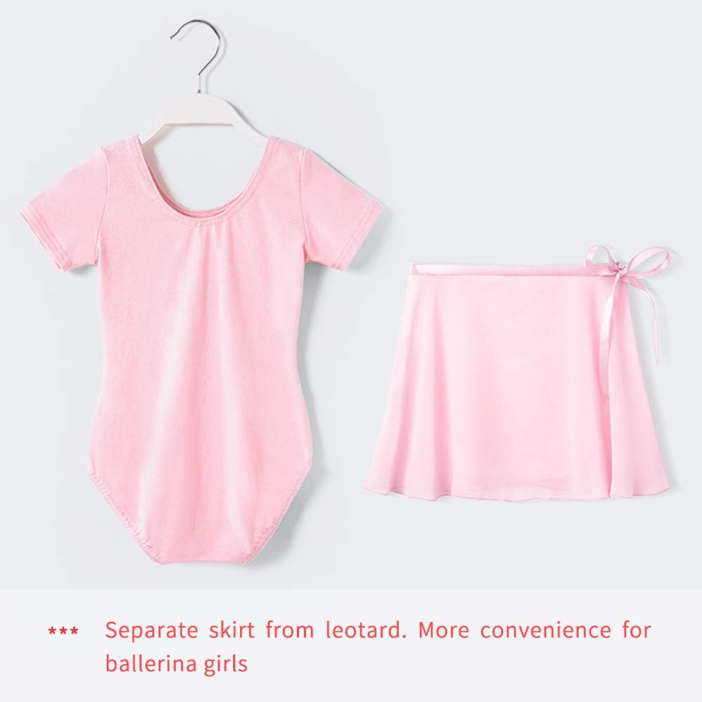 Stelle Girls Ballet Leotards Toddler Dance Combo with Skirt and Tights