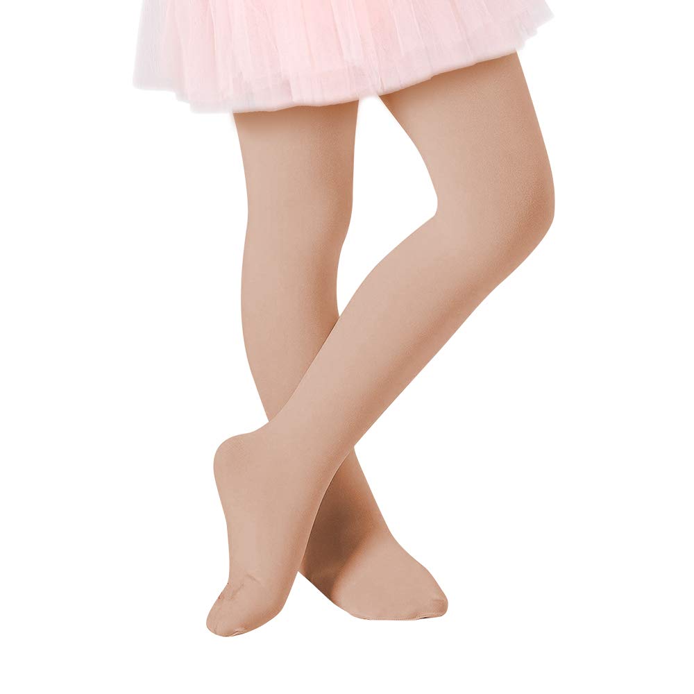 Century Star Toddler Ballet Tights for Girls Opaque Footed Dance