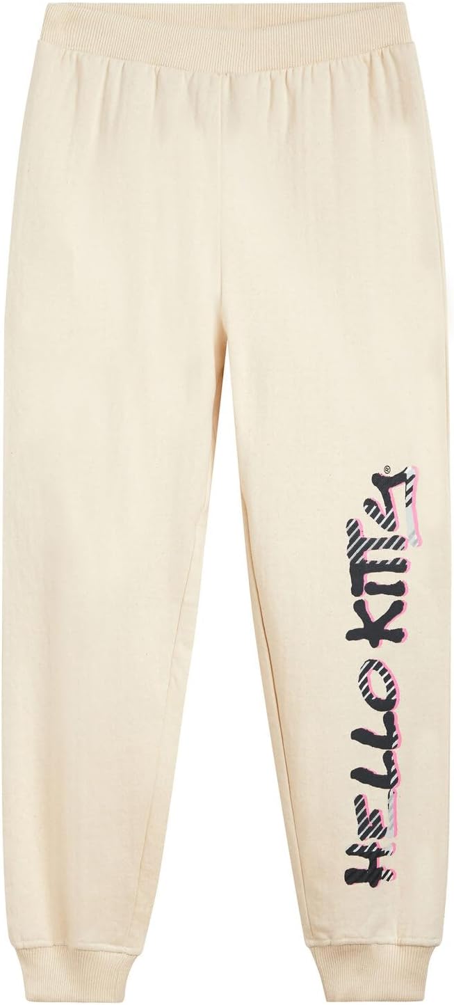 Hello Kitty Girls' Fleece Sweatshirt and Pants Set Toddler to Big Kid
