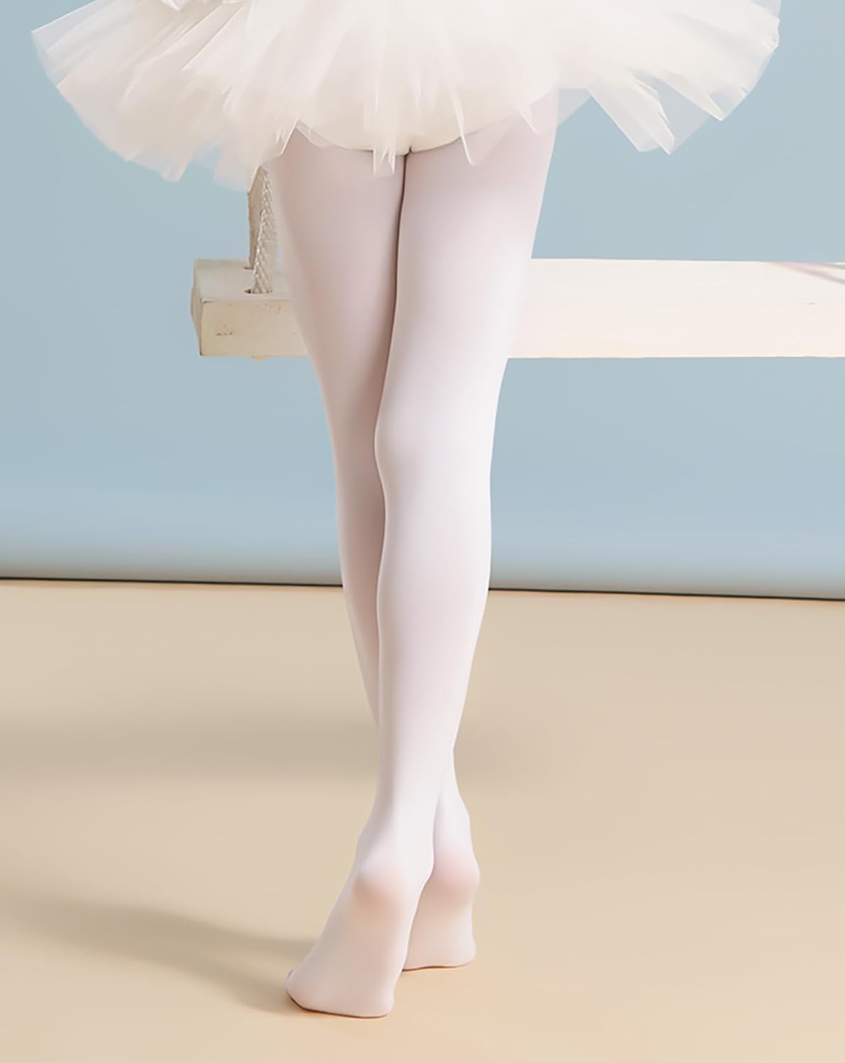 Girls Tights for Ballet Dance School Students Super Soft Stockings Leggings (Toddler/Kids)