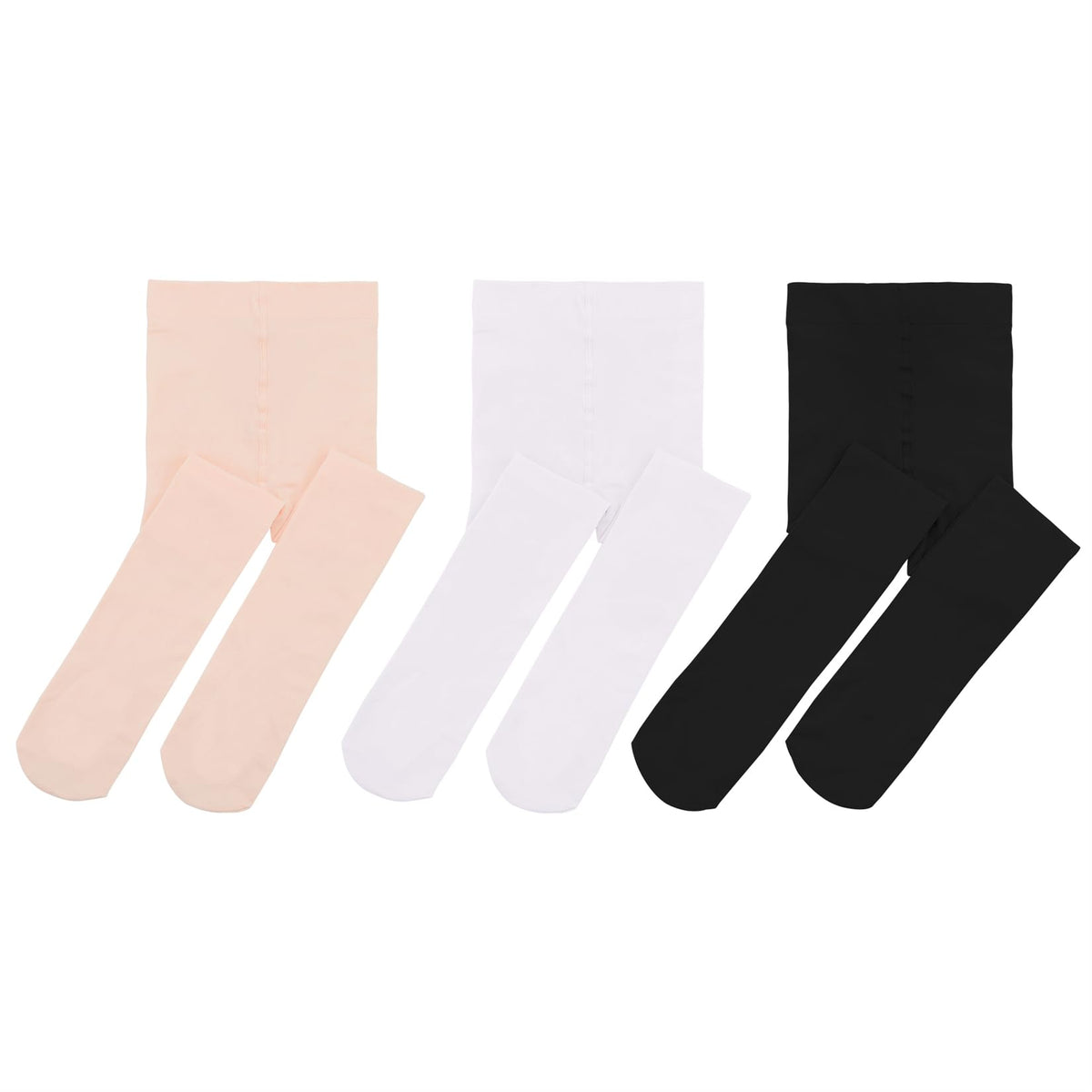 Century Star 3-Pack Girls Ballet Tights Toddler-Soft Dance Baby Tights Casual Leggings Stockings