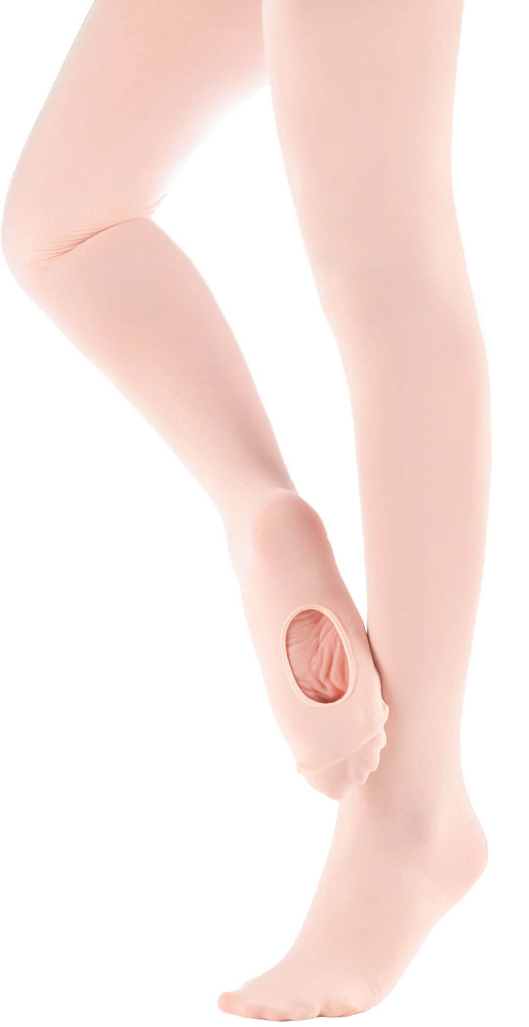 MdnMd Girls' Women's Ballet Tights Ultra Soft Convertible Dance Leggings Transition Tights for Toddler Kids Adult