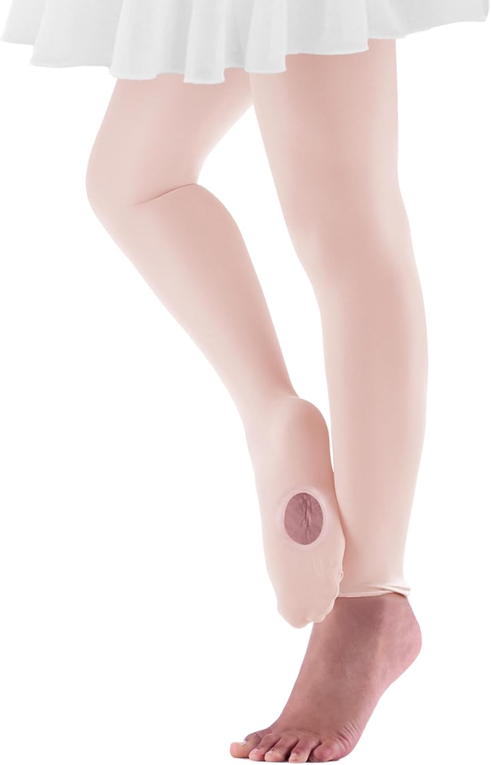 Ballet Tights for Girls Convertible Dance Tights Transition Footed Tights for Toddler Girls Stockings