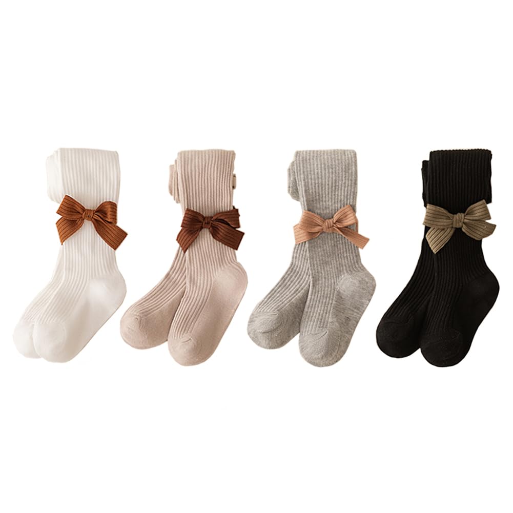 Baby Toddler Girls Tights Cable Knit Cotton Pantyhose for Kids