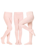 Zando 3 Pairs Ballet Tights for Girls Soft Velvet Footed Dance Tights 6-12Y