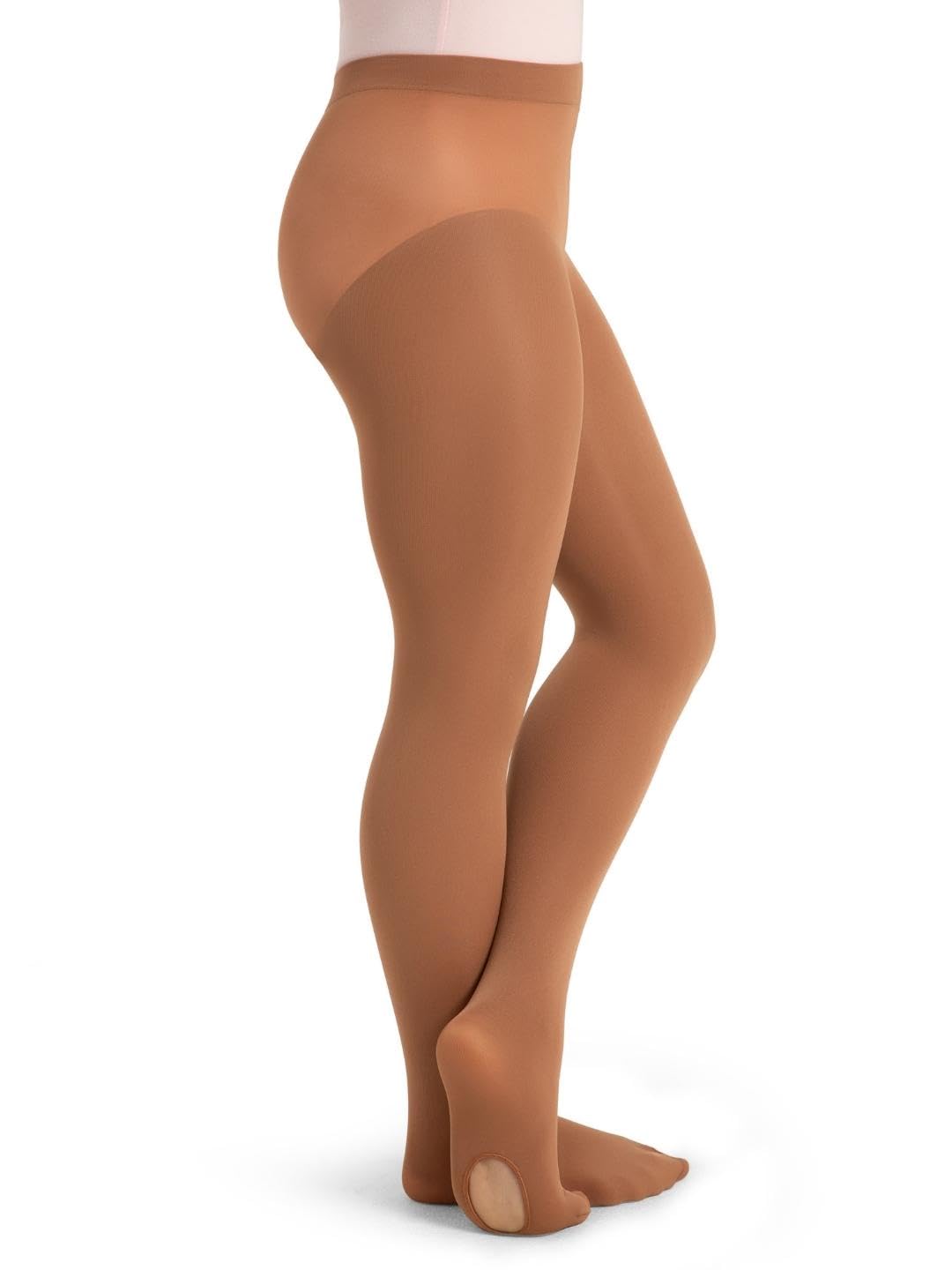 Capezio Girls' Ultra Soft Self Knit Waistband Tight
