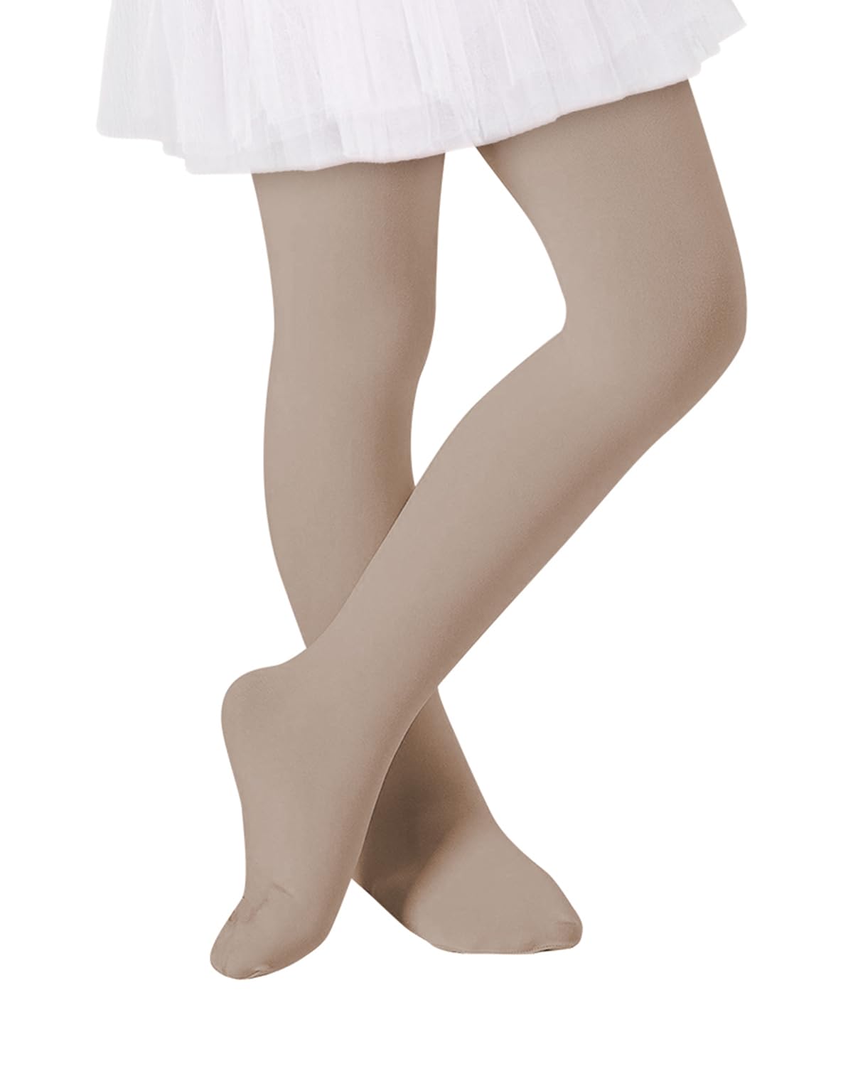 Century Star Toddler Ballet Tights for Girls Opaque Footed Dance