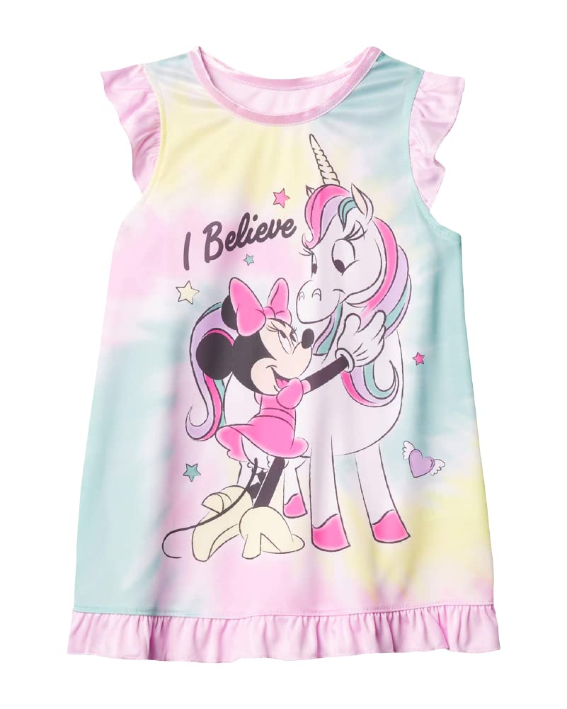 MINNIE Disney Girls Mouse 4-Piece Cotton Pajama Set